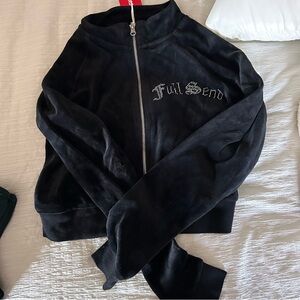 Full Send by Nelk Cropped Zip Up BNWT